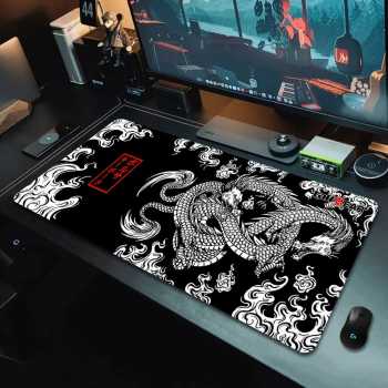 Gambar produk TaffGEAR Mouse Pad Gaming Japanese Dragon Desk Mat 900x400x3mm - M34
