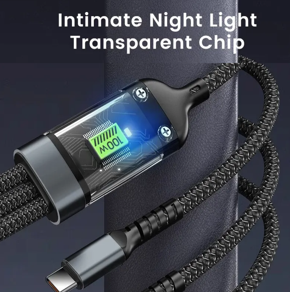 Gambar produk OLAF Kabel Data 3in1 Charger Micro USB Lightning Type C 20V 100W 1.2M - OL601 - 5