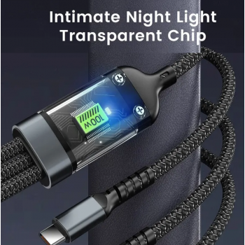 Gambar produk OLAF Kabel Data 3in1 Charger Micro USB Lightning Type C 20V 100W 1.2M - OL601 - 5