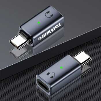 Gambar produk Taffware Adaptor Converter Audio OTG Type C to Lightning iPhone Earpod - KV-15 - 1