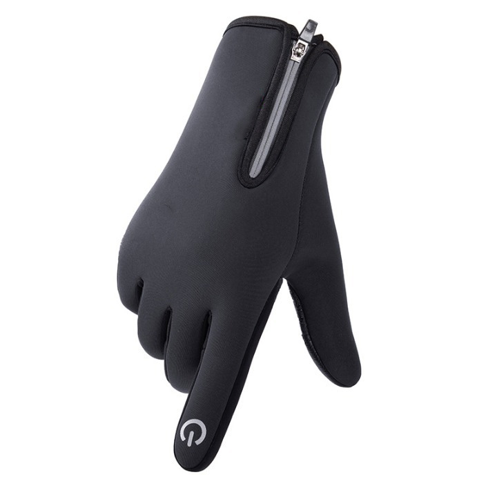 Gambar produk SPORT Sarung Tangan Racing Glove SBR Pad Waterproof Touchscreen Size L - OZ910 - 2