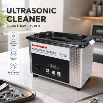 Gambar produk Taffware Mesin Pembersih Perhiasan Ultrasonic Cleaner 800ml 35W - 008S