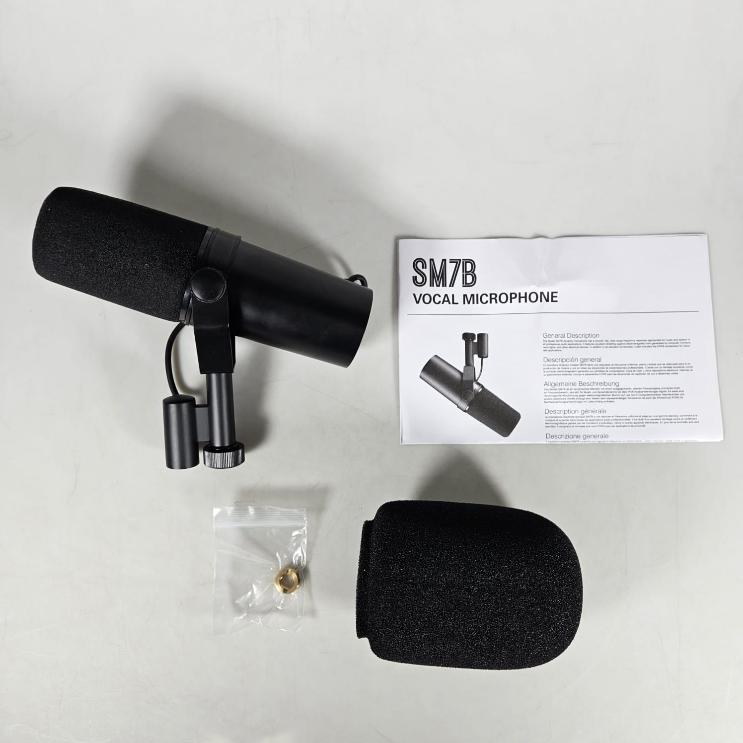Gambar produk TAVOSO Mikrofon Kondenser XLR Condenser Microphone Studio Recording - SM7B - 8