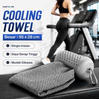 TaffHOME Handuk Microfiber Quick Dry Cooling Ice Towel Silicon Case - S-10