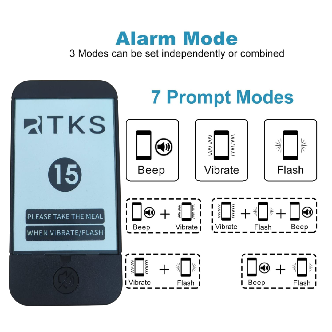 RTKS Wireless Calling System Restaurant Mesin Antrian 16 Pager - QC160 Gambar produk RTKS Wireless Calling System Restaurant Mesin Antrian 16 Pager - QC160 - 1