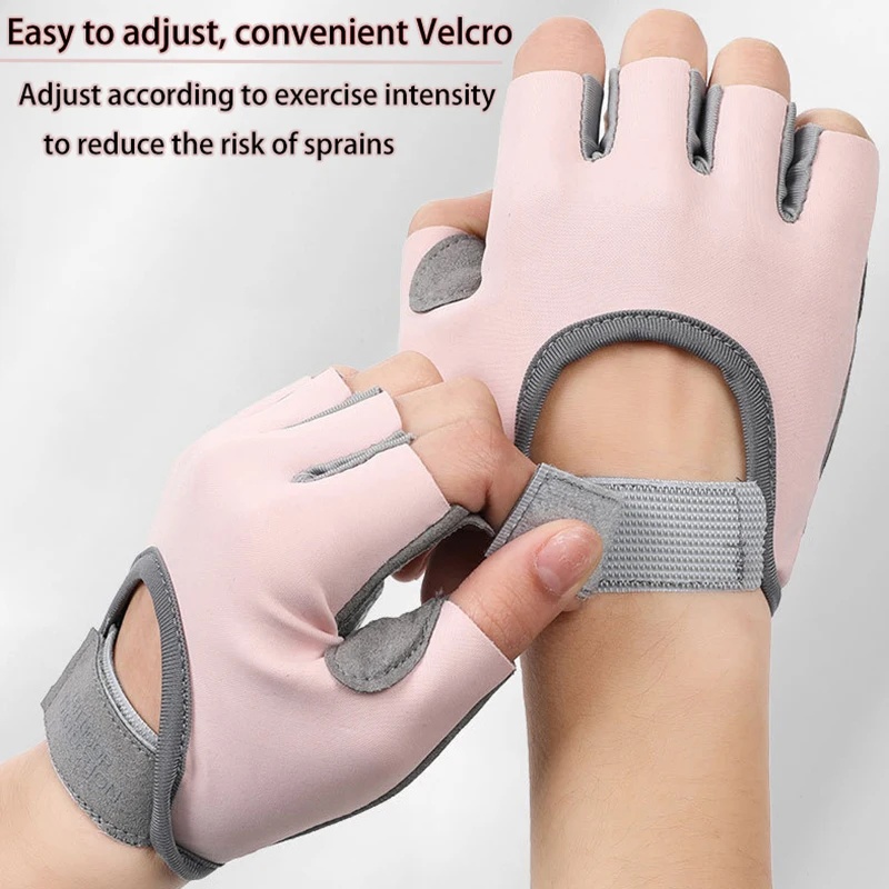 OZARE Sarung Tangan Olahraga Gym Half Finger Gloves Breathable L - TS-25 Gambar produk OZARE Sarung Tangan Olahraga Gym Half Finger Gloves Breathable L - TS-25 - 4