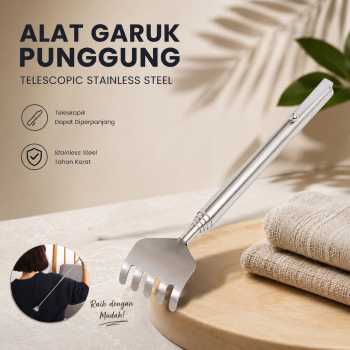 Gambar produk Alat Garuk Punggung Extendable Telescopic Stainless Steel - LJ-158