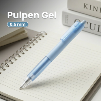 Kaco LECA Pena Pulpen Gel Retractable Erasable Pen 0.5mm Tinta Hitam
