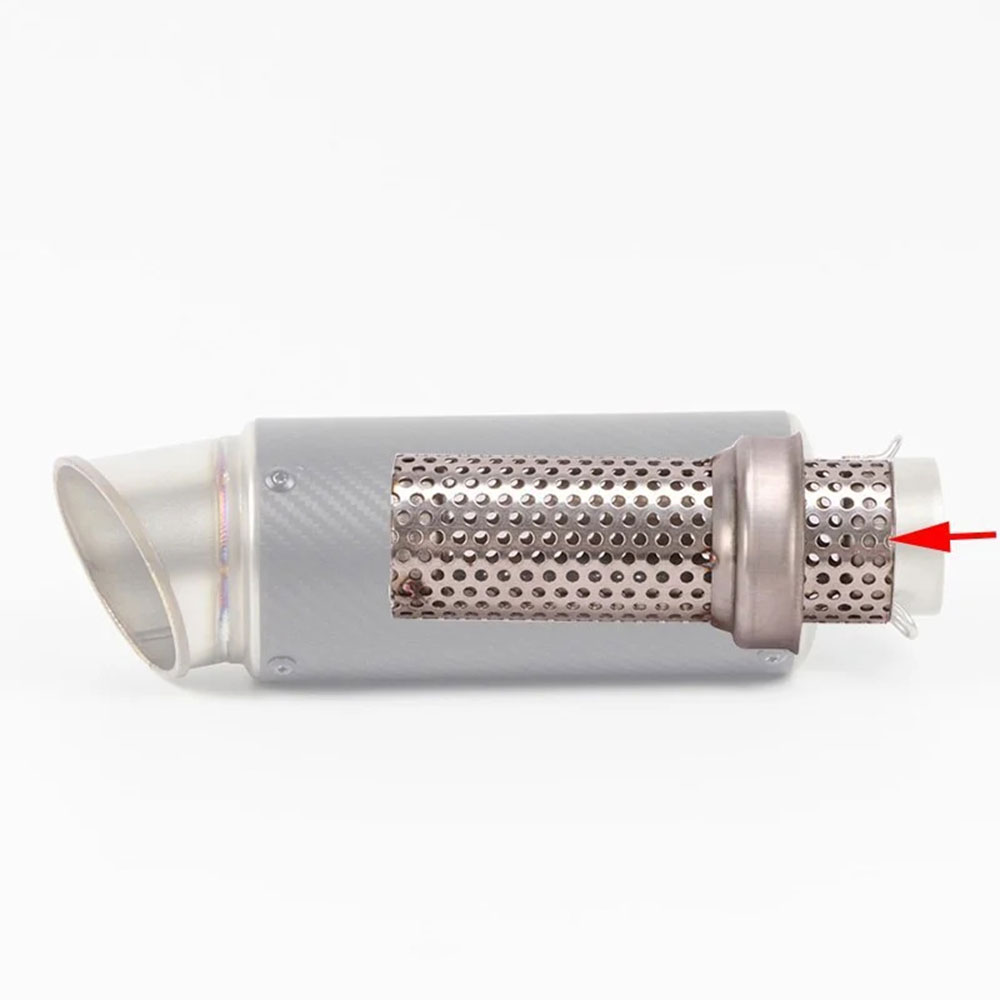 LKV Db Killer Universal Muffler Silencer Peredam Knalpot Motor 51mm Panjang - ES01020 Gambar produk LKV Db Killer Universal Muffler Silencer Peredam Knalpot Motor 51mm Panjang - ES01020 - 3