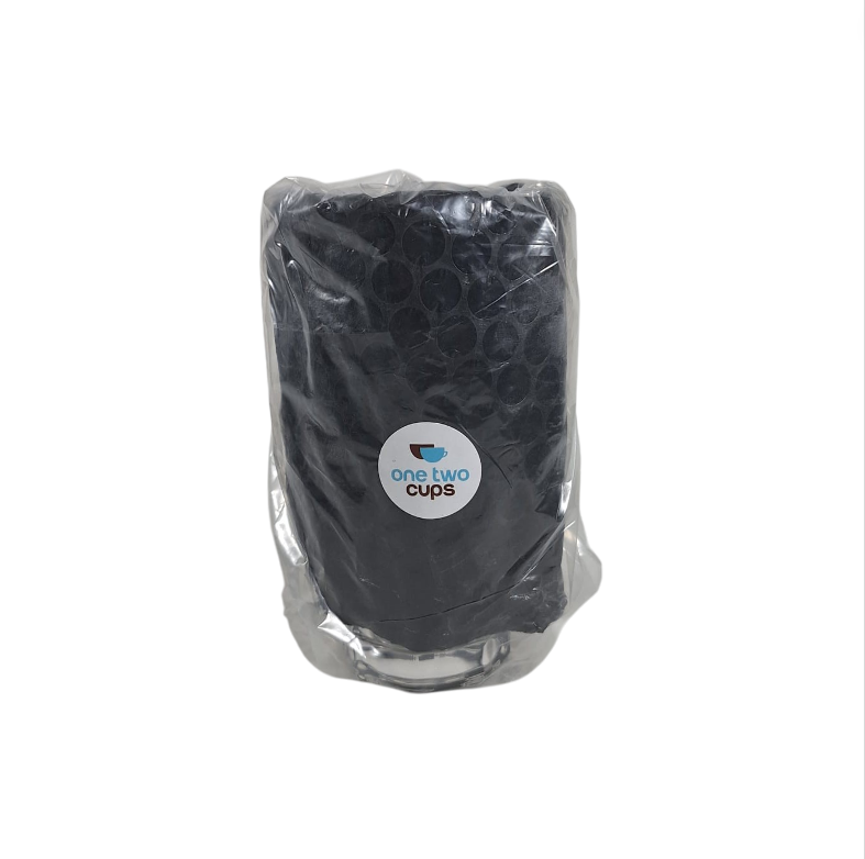 Gambar produk One Two Cups Gelas Kaca Aesthetic Tahan Panas Kopi Teh Octagonal Glass 375ml - SN501 - Kemasan