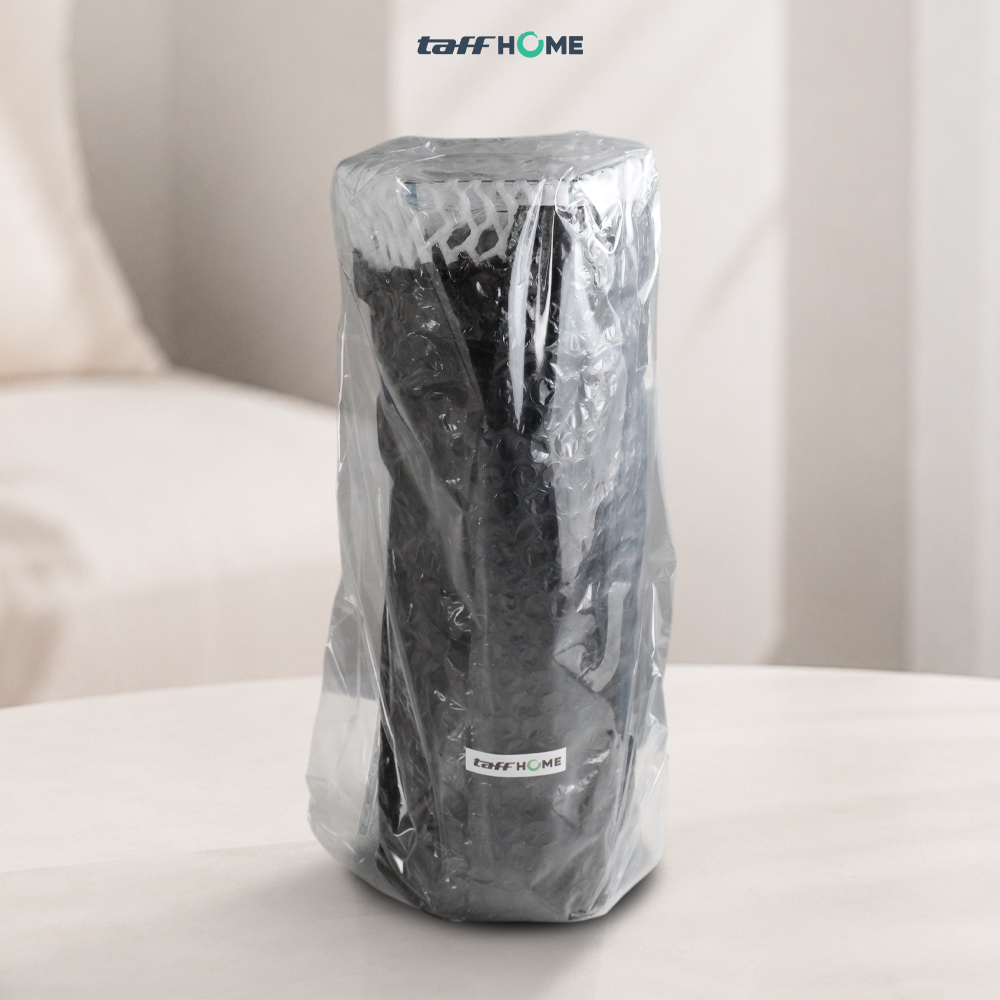 Gambar produk TaffHOME Vas Bunga Dekorasi Interior Ruang Tamu Motif Bambu Model 1 11.5x29.5cm - AR-3A - Kemasan