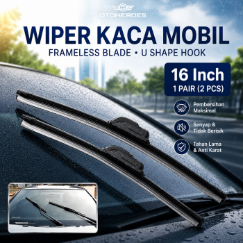 OTOHEROES Wiper Kaca Mobil Frameless Blade U Shape Hook 1 PCS - S858/S688