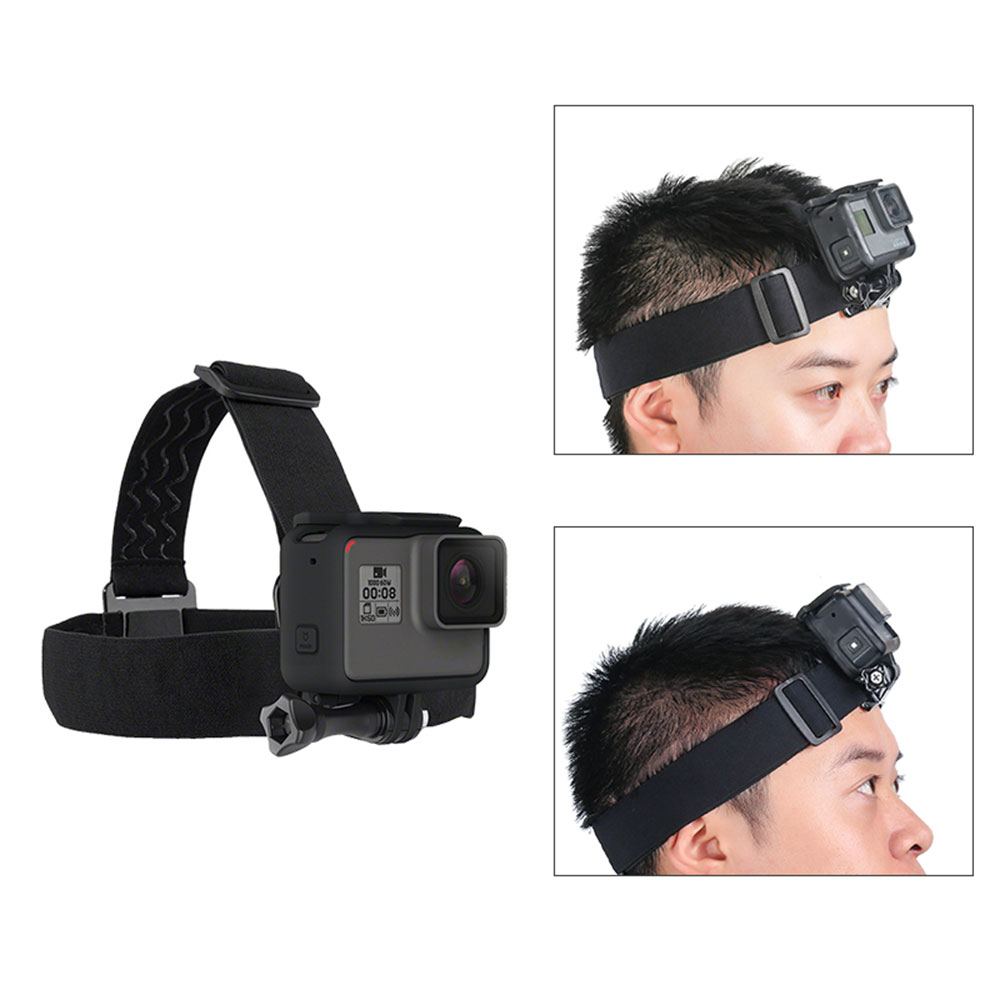 Gambar produk TELESIN Head Strap Action Camera Mount Universal 1/4 Adjustable - GP-HMS-T04 - 6
