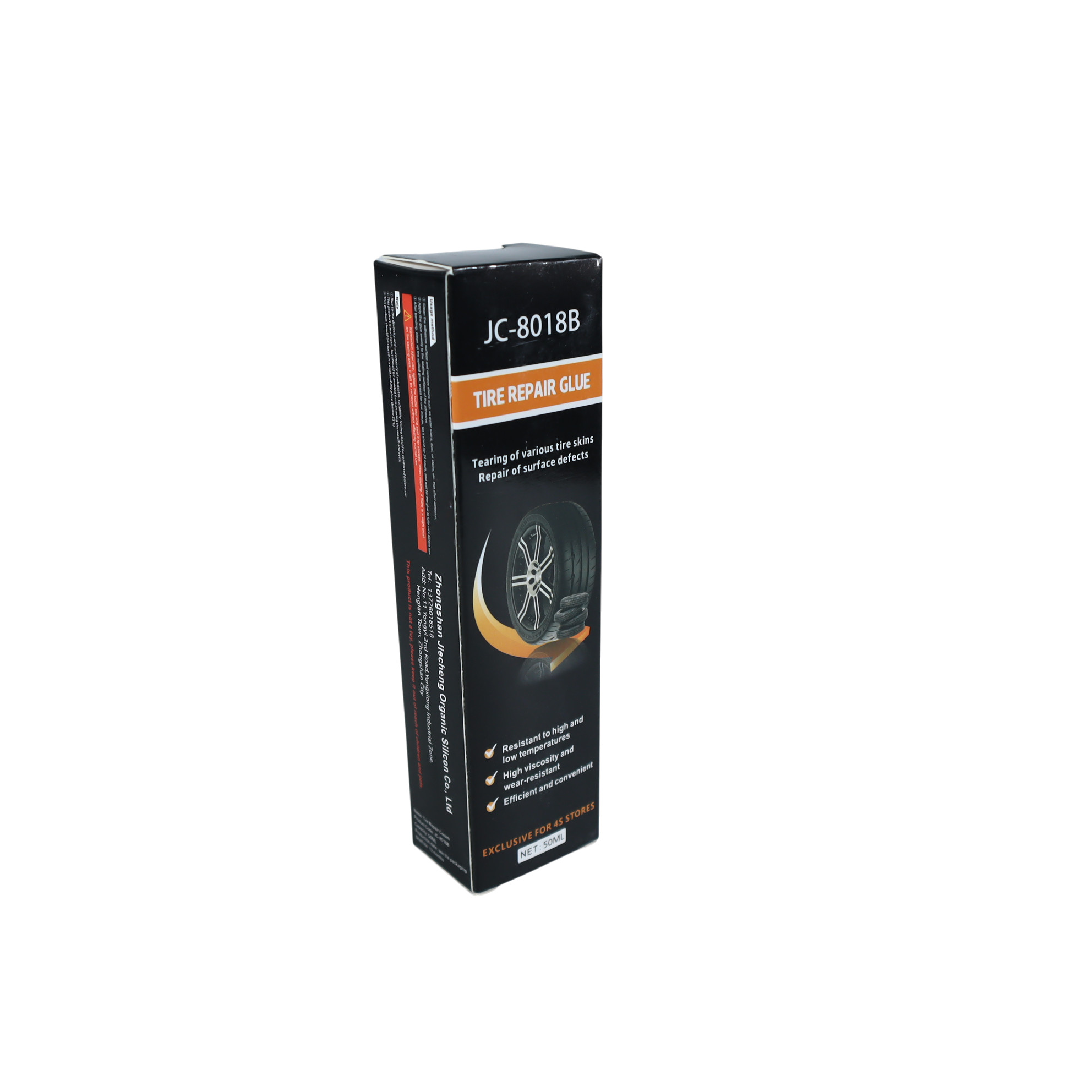 CHENG Lem Tambal Ban Mobil Car Tire Repair Glue Resistant 50ml 1 PCS - JC-8018B Gambar produk CHENG Lem Tambal Ban Mobil Car Tire Repair Glue Resistant 50ml 1 PCS - JC-8018B - Kemasan