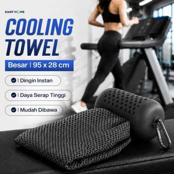 TaffHOME Handuk Microfiber Quick Dry Cooling Ice Towel Silicon Case - S-10