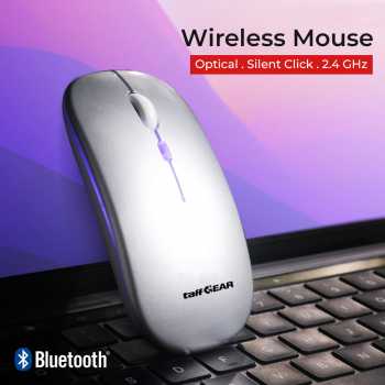 TaffGEAR Mouse Wireless Bluetooth Optical 2.4GHz Silent Click 1600DPI - E1300