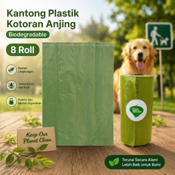 LITEKIPET Kantong Plastik Kotoran Anjing Biodegradable Dog Poop Bag - LT15