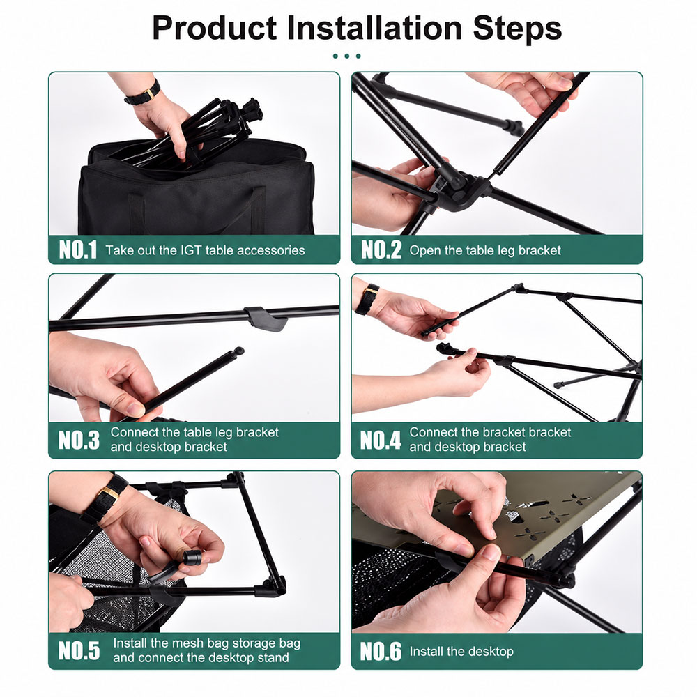 NAN Meja Lipat Outdoor Piknik Camping Tactical Portable 59x39x38cm - TX150 Gambar produk NAN Meja Lipat Outdoor Piknik Camping Tactical Portable 59x39x38cm - TX150 - 7