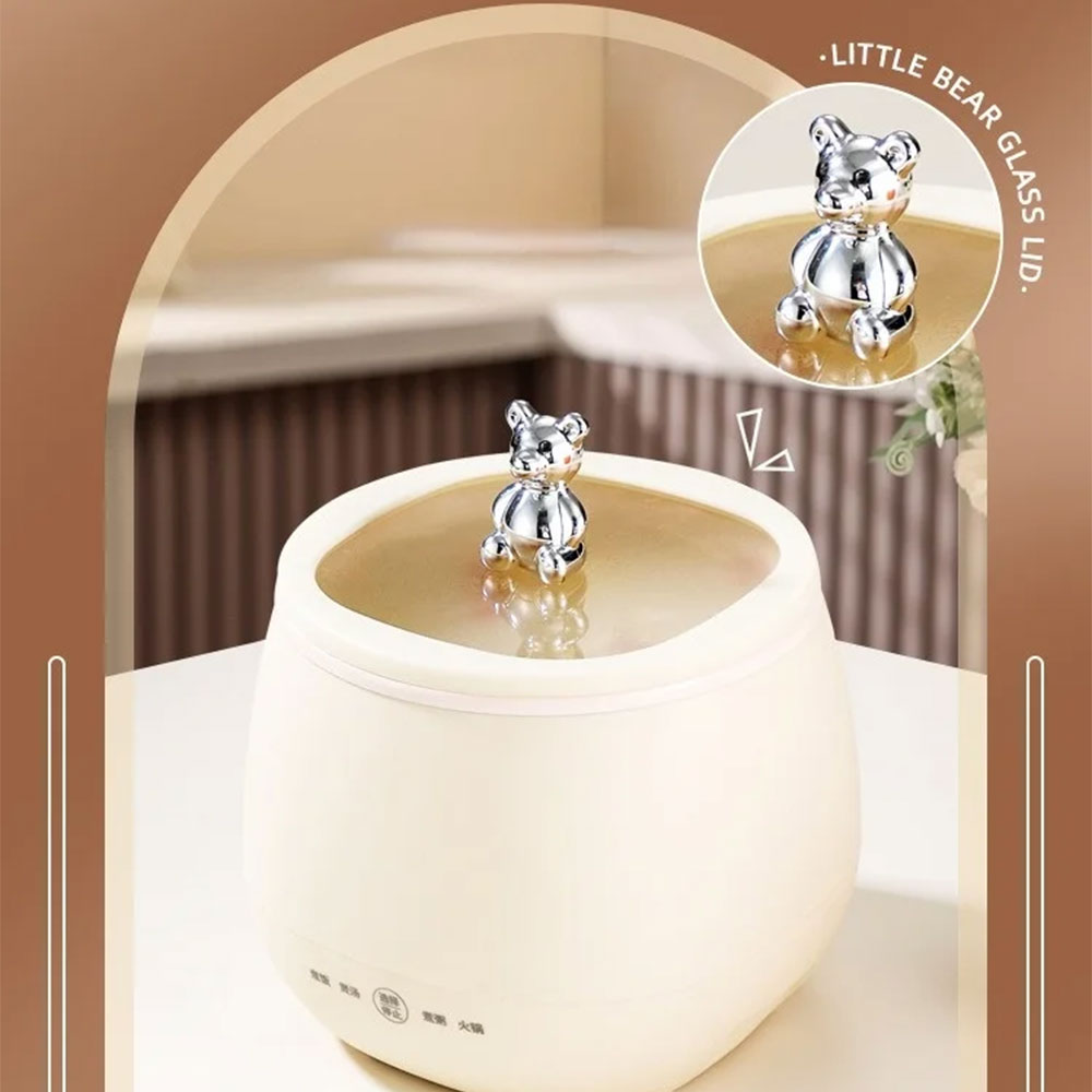 TaffHOME Rice Cooker Mini Penanak Nasi Multifungsi Non Stick 1.8L 450W - JKS16S Gambar produk TaffHOME Rice Cooker Mini Penanak Nasi Multifungsi Non Stick 1.8L 450W - JKS16S - 4