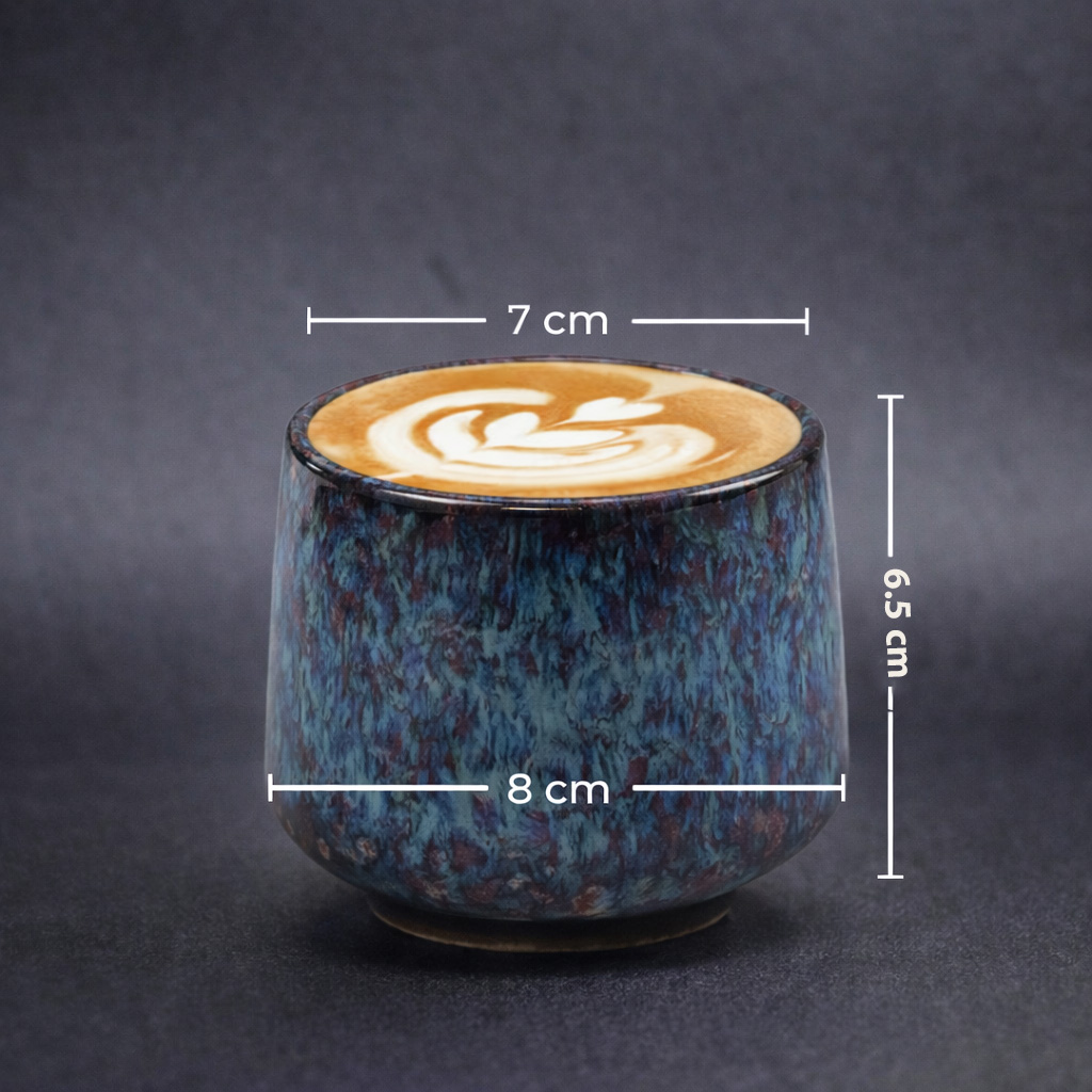 Gambar produk One Two Cups Gelas Keramik Kopi Teh Vintage Japanese Ceramic Cup 200ml - FB014 - 7