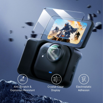 Gambar produk TELESIN Tempered Glass Protective Film Insta360 GO Ultra Two Set - S6-FLM-24-TIS
