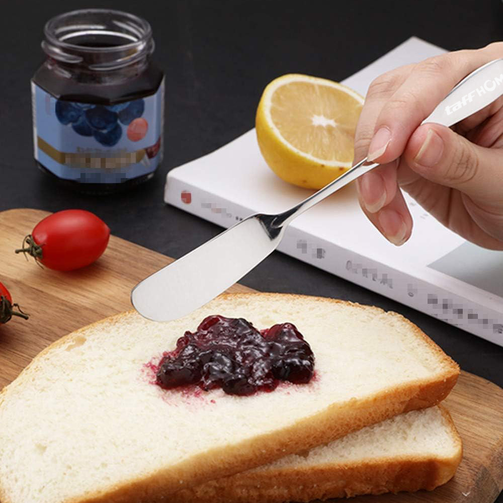 TaffHOME Pisau Mentega Selai Jam Spread Stainless Steel Butter Knife - Z15 Gambar produk TaffHOME Pisau Mentega Selai Jam Spread Stainless Steel Butter Knife - Z15 - Utama