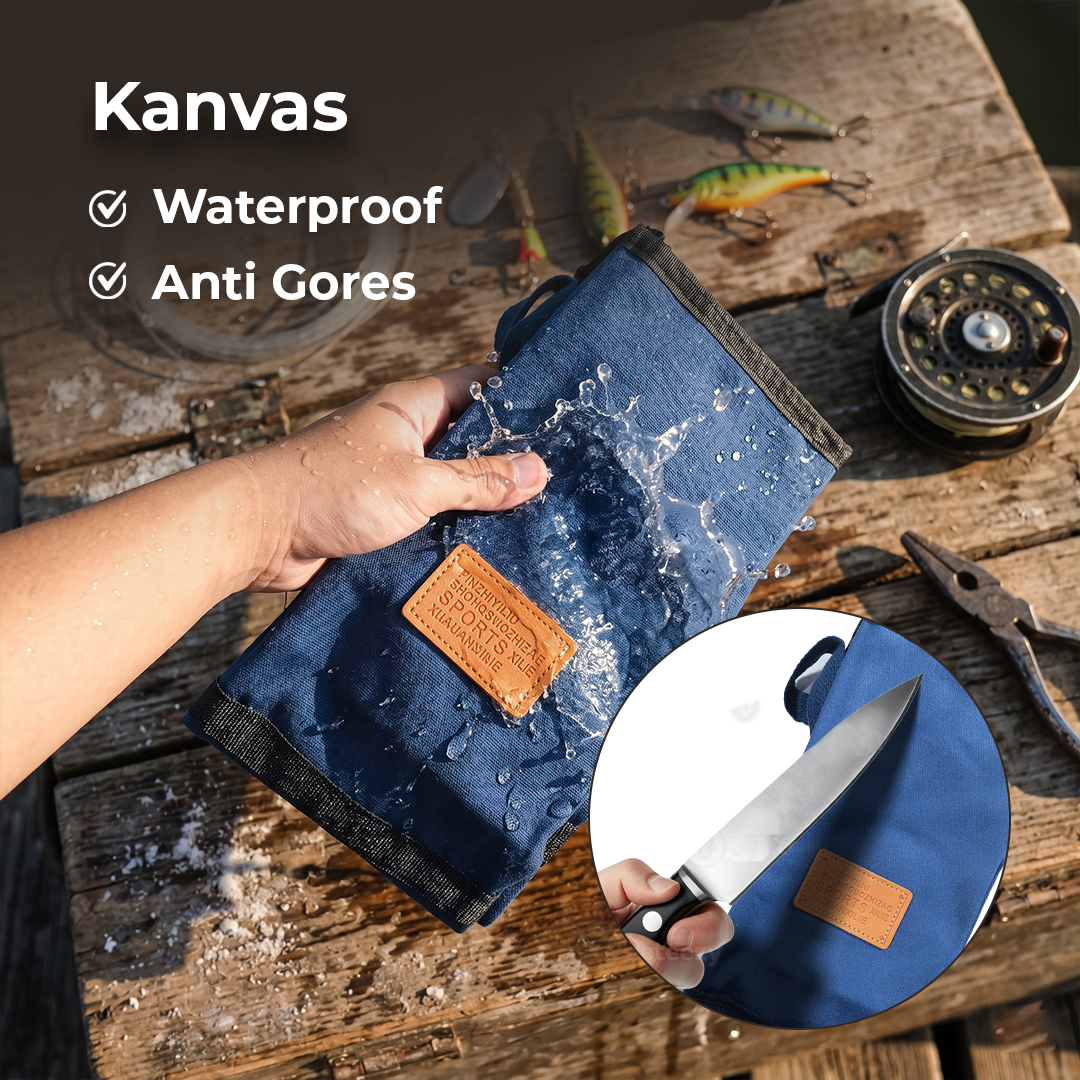 FISBAG Tas Pancing Joran Multifunction Fishing Bag Canvas 120cm - F-123 Gambar produk FISBAG Tas Pancing Joran Multifunction Fishing Bag Canvas 120cm - F-123 - 3
