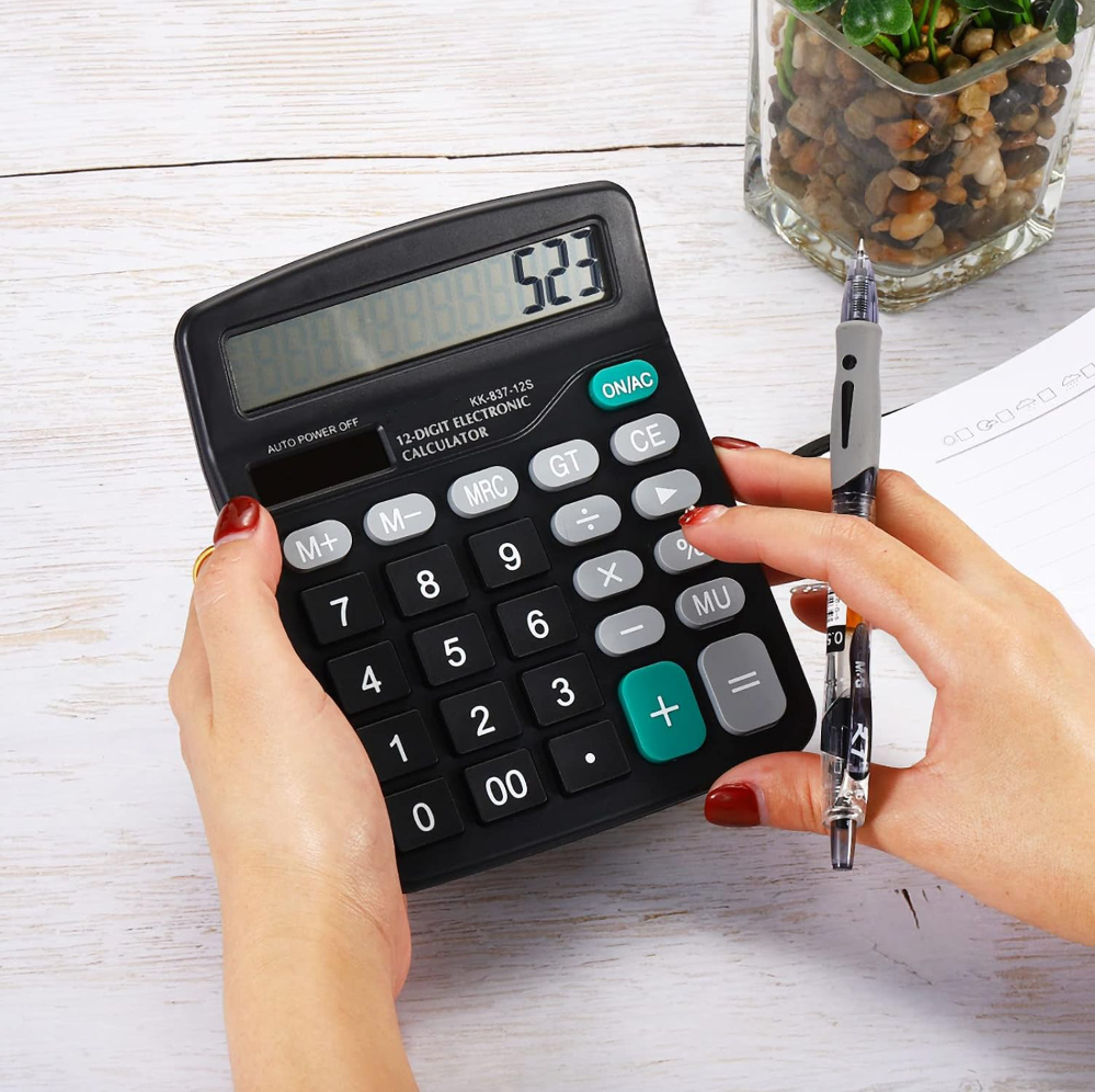 DEXIN Kalkulator Elektronik Solar Calculator 12 Digit - KK-837-12S Gambar produk DEXIN Kalkulator Elektronik Solar Calculator 12 Digit - KK-837-12S - Utama