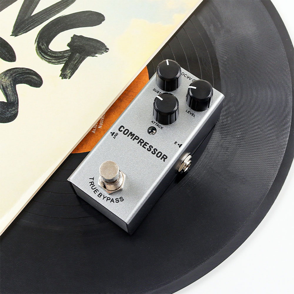 Ljmy Mini Pro Pedal Compressor Efek Gitar True Bypass 9V 300mA - EF-15 Gambar produk Ljmy Mini Pro Pedal Compressor Efek Gitar True Bypass 9V 300mA - EF-15 - 2