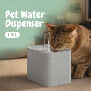 QinziPet Tempat Minum Hewan Elektrik Dispenser Cat Water Fountain 1.5L - PAT220V