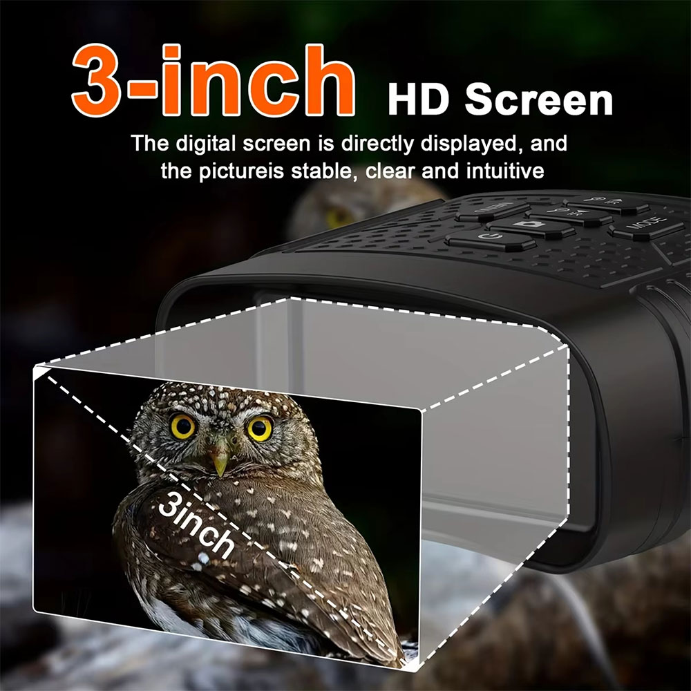 LMH Teropong Binocular Night Vision 6X Zoom 2.5K 2.4 Inch 2000mAh - R20 Gambar produk LMH Teropong Binocular Night Vision 6X Zoom 2.5K 2.4 Inch 2000mAh - R20 - 2