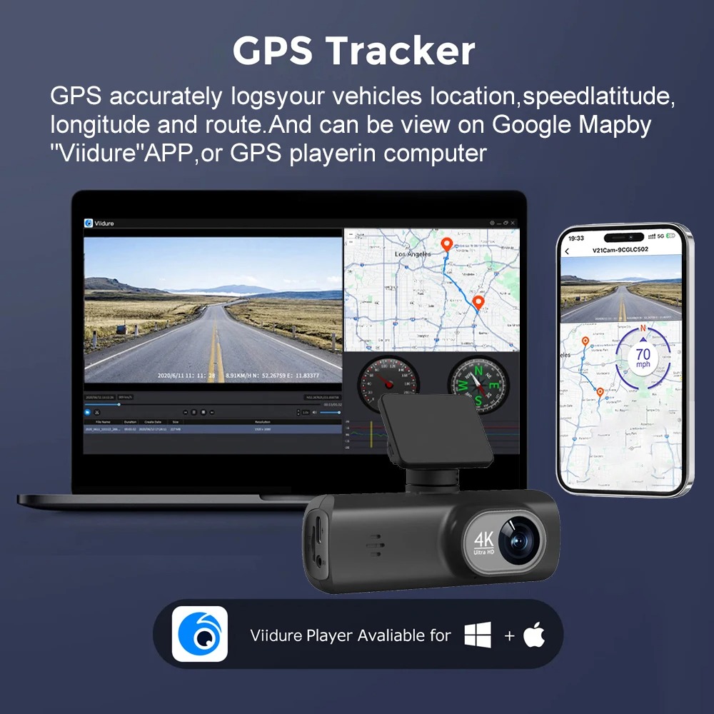 Taffware Dashcam Mobil Detachable Depan Belakang 24H Parking 1080P 4K - V22B Gambar produk Taffware Dashcam Mobil Detachable Depan Belakang 24H Parking 1080P 4K - V22B - 5