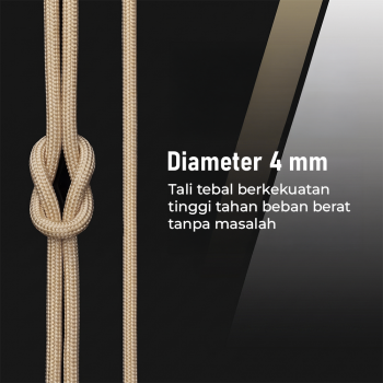 Gambar produk TaffSPORT Tali Tenda Paracord Rope Tent Camp 7 Core 4mm 100M - SH139 - 1