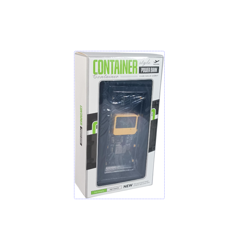 Transparent Mecha Power Bank 20000mAh Fast Charging USB Type C 22.5W - K125 Gambar produk Transparent Mecha Power Bank 20000mAh Fast Charging USB Type C 22.5W - K125 - Kemasan