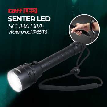 Gambar produk TaffLED Senter Selam Diving CREE T6 Waterproof IP68 10000 Lumens - TG-S151