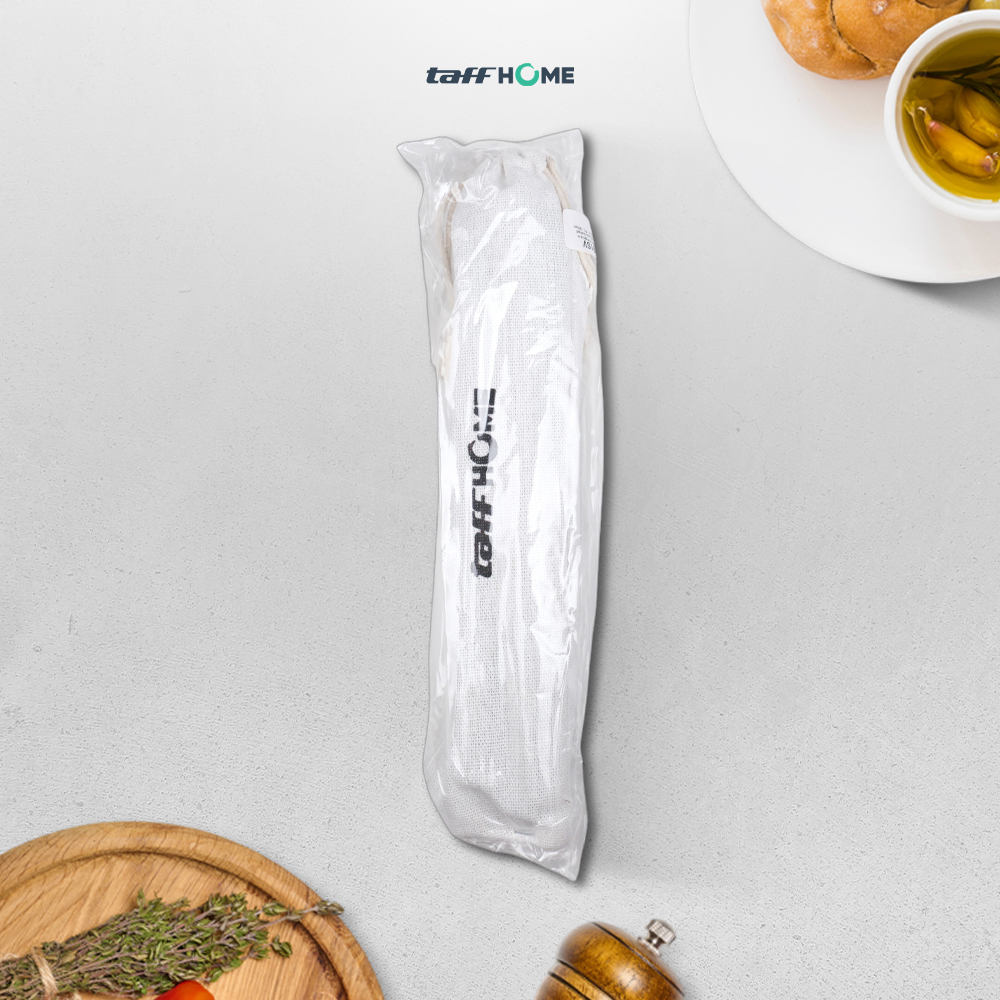 TaffHOME Set Perlengkapan Makan Sendok Garpu Sumpit Sedotan with Pouch - T10 Gambar produk TaffHOME Set Perlengkapan Makan Sendok Garpu Sumpit Sedotan with Pouch - T10 - Kemasan