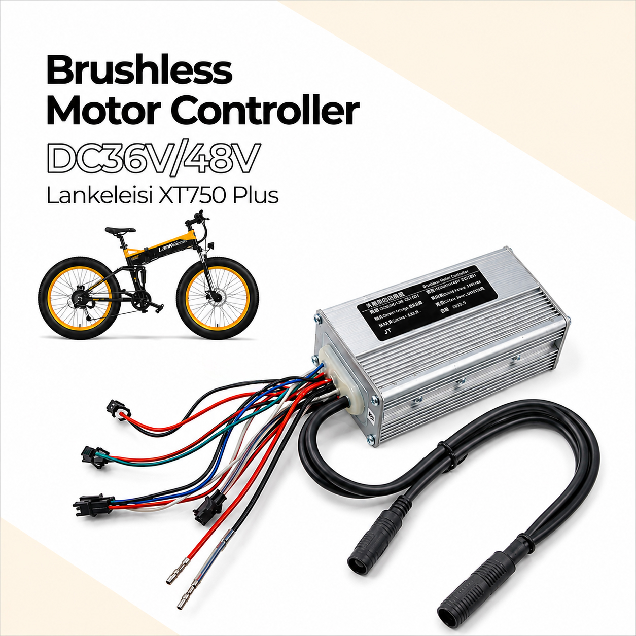 Lankeleisi Brushless Motor Controller DC36V/48V XT750 Plus X2000 - YCSV084 Gambar produk Lankeleisi Brushless Motor Controller DC36V/48V XT750 Plus X2000 - YCSV084 - Utama