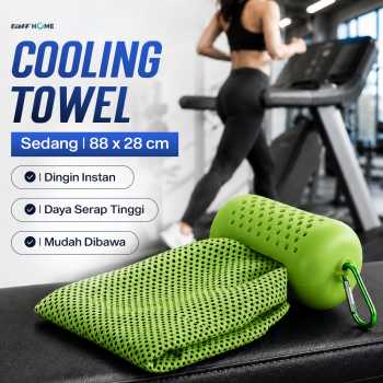 TaffHOME Handuk Microfiber Quick Dry Cooling Ice Towel Silicon Case - S-10