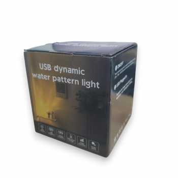 Gambar produk RISIFY Lampu Tidur Proyektor LED Water Ripple 16 Color Square 3W - SFY23 - Kemasan