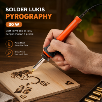 Gambar produk AH Royal Slap-Up Solder Lukis Pyrography Wood Carving Soldering Iron - PAC904