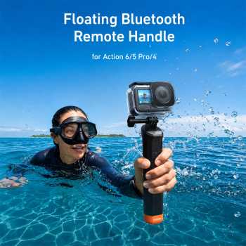 Gambar produk TELESIN Floating Bluetooth Selfie Stick Monopod DJI Osmo 6/5 Pro/4 360 - S4-FHG-01-TDJ