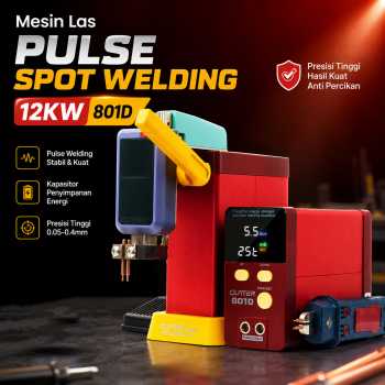 GLITTER Mesin Las Titik Pulse Spot Welding 12KW with Push Handle Arm - 801D