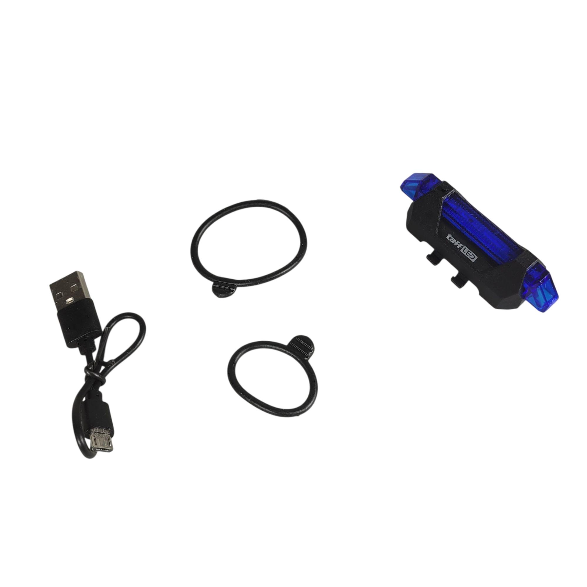 TaffLED Lampu Belakang Sepeda LED Rechargeable Tail Light 15 Lumens - DC-918 Gambar produk TaffLED Lampu Belakang Sepeda LED Rechargeable Tail Light 15 Lumens - DC-918 - Kemasan