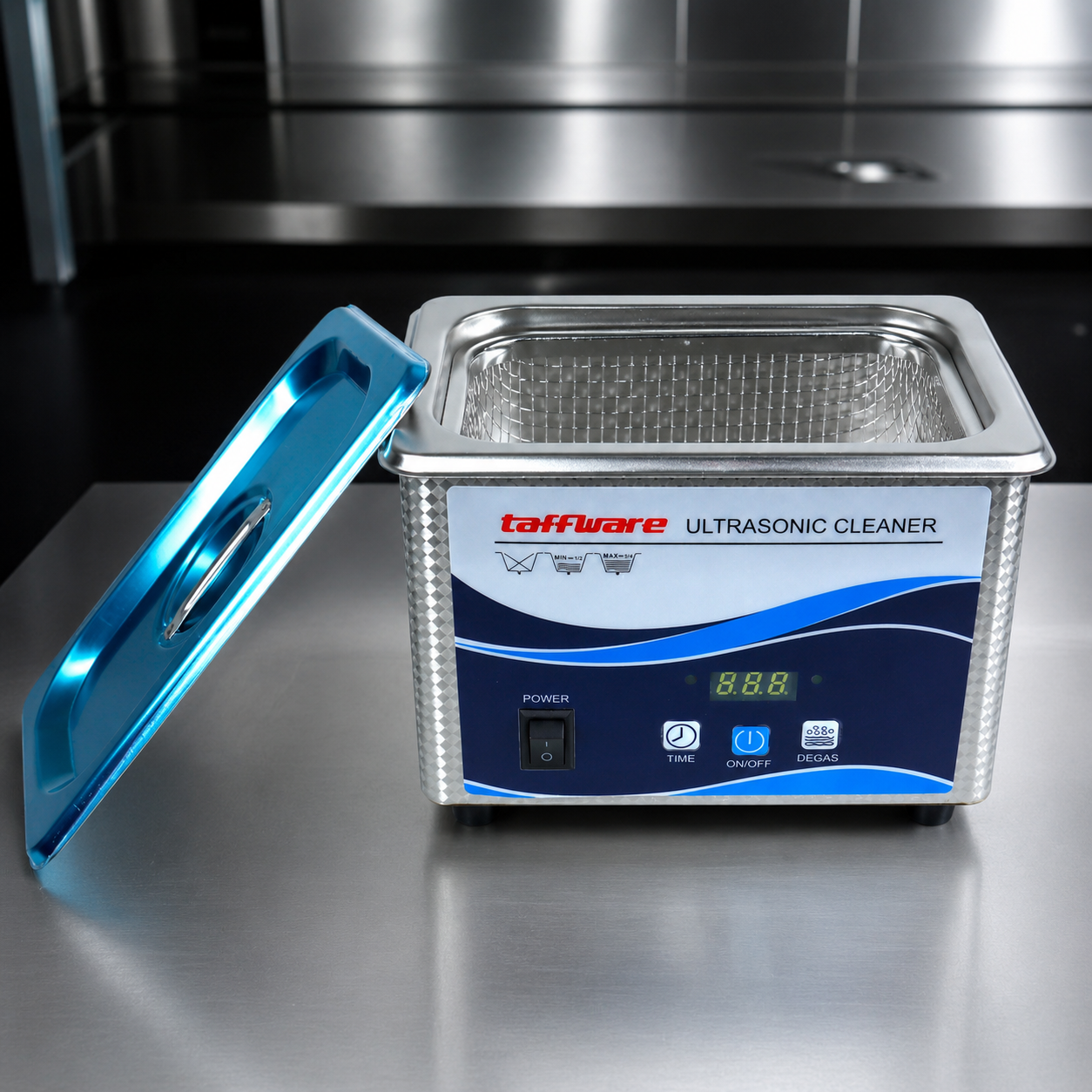 Gambar produk Taffware Mesin Pembersih Perhiasan Ultrasonic Cleaner 35W 800ml - GA008 - 2