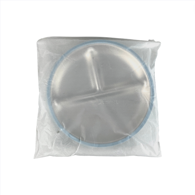 Bakpo Piring Makan Bayi Anti Slip Suction Plate Stainless Steel - SGEE10 Gambar produk Bakpo Piring Makan Bayi Anti Slip Suction Plate Stainless Steel - SGEE10 - Kemasan