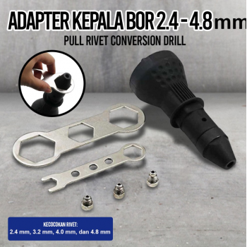 Xueliee Pull Rivet Conversion Drill Adaptor Kepala Bor 2.4-4.8mm - 2076B