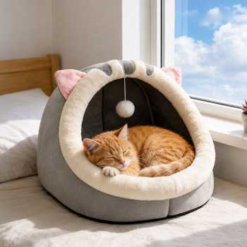 CIKIRA Keranjang Tidur Hewan Peliharaan Kucing Cat House Tent - HTC01