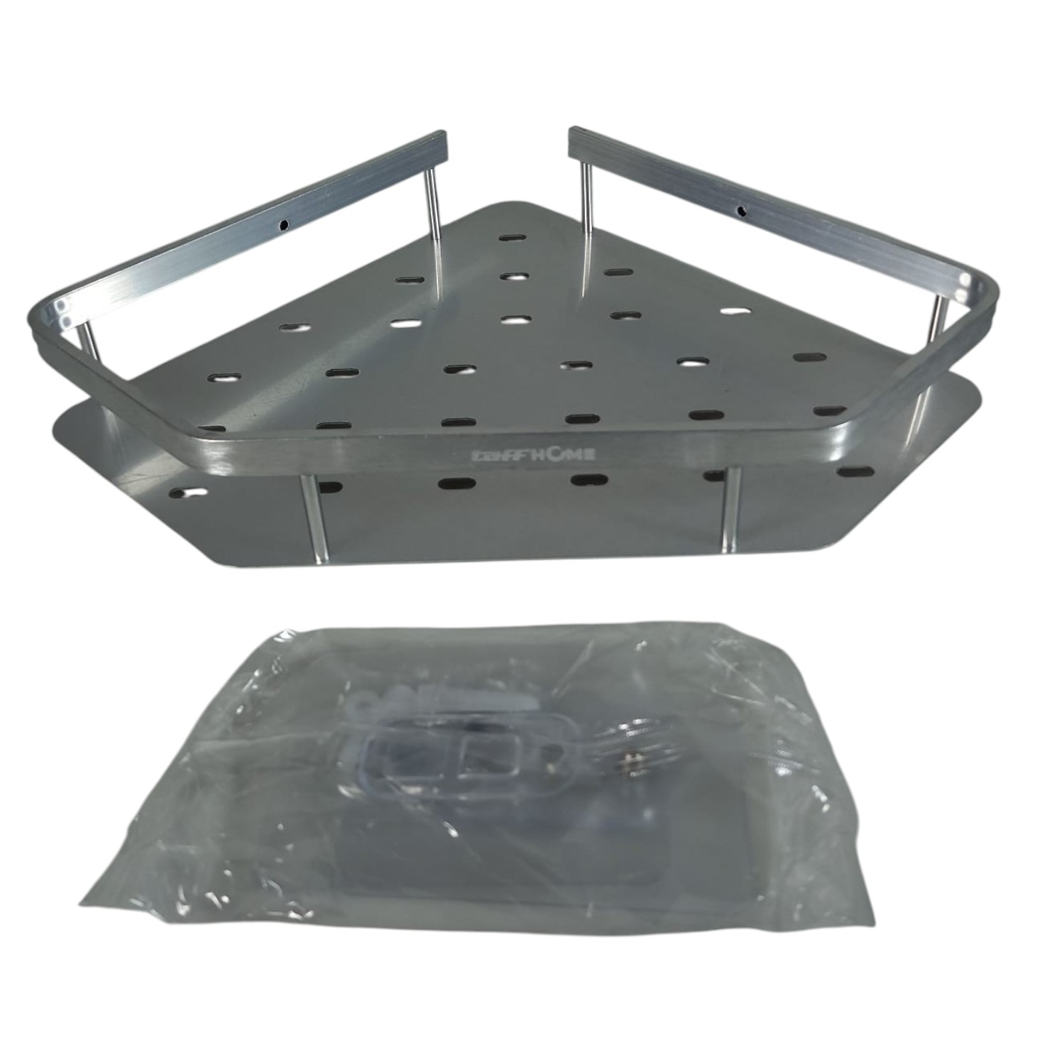 TaffHOME Rak Gantung Kamar Mandi Bathroom Organizer Single Layer - ET33 Gambar produk TaffHOME Rak Gantung Kamar Mandi Bathroom Organizer Single Layer - ET33 - 4