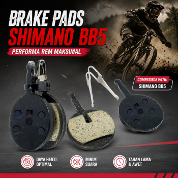 Gambar produk SOOCENT Brake Pads Rem Sepeda Mountain Bike for Shimano BB5 - SZ911