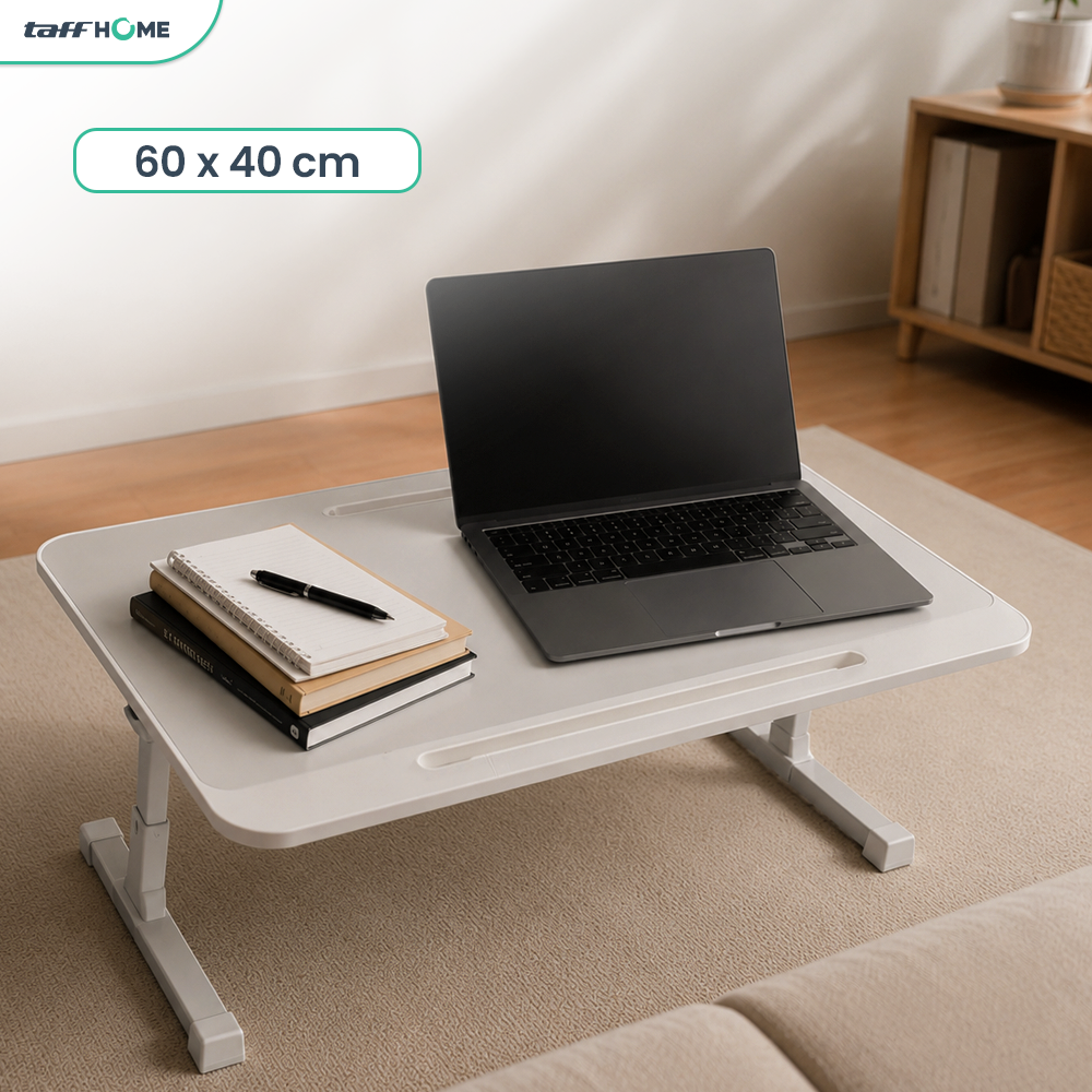 TaffHOME Meja Lipat Laptop Belajar Foldable Bed Table Adjustable - KS02 Gambar produk TaffHOME Meja Lipat Laptop Belajar Foldable Bed Table Adjustable - KS02 - Utama